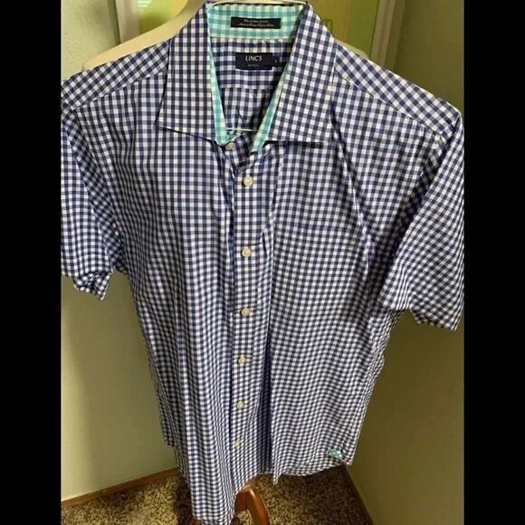 Lincs Short Sleeved Shirt NWOT #M10 - Picture 1 of 3